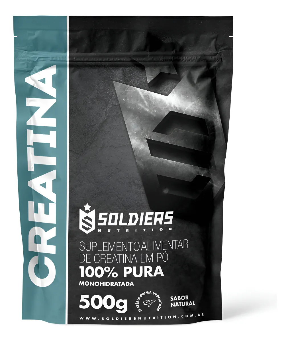 Creatina Monohidratada 500g Soldiers