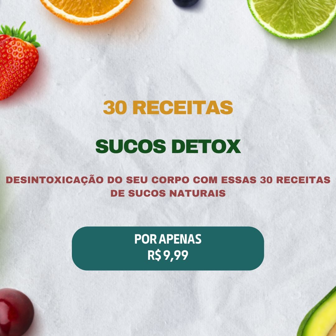 30 receitas de sucos detox